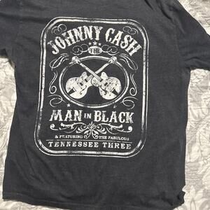 Johnny Cash Man In Black Xl Tee